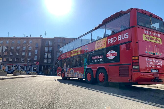 24h Riga Sightseeing Red Bus Grand Tour - A fast first look at Riga from the upper deck