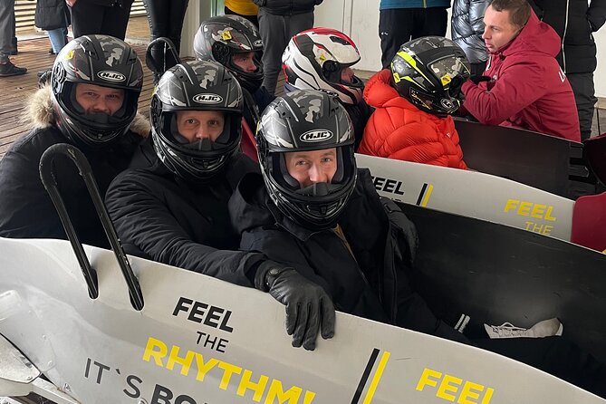 From Riga to Sigulda Bobsleigh Ride with Pickup and Drop Off - What 40 seconds of bobsleigh feels like
