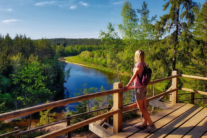 Full Day Gauja National Park Ultimate Hiking & Sightseeing Trip - Līgatne, sandstone caves, and local fruit wine