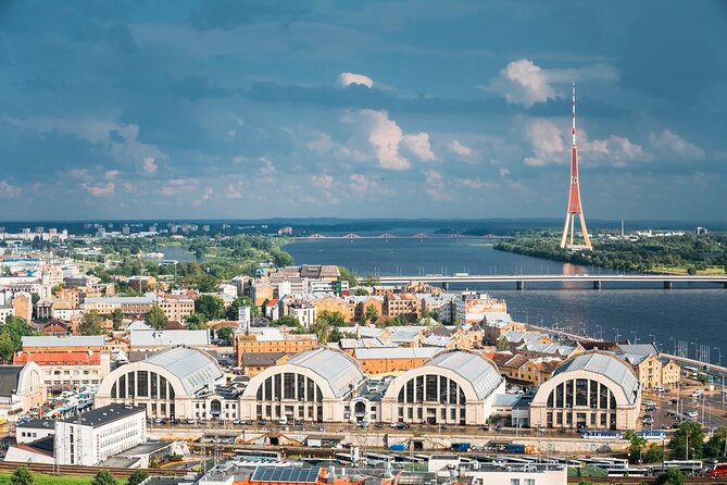 Fun Walk Private Tour Around Central Market Riga - Market halls, food stalls, and unexpected combinations