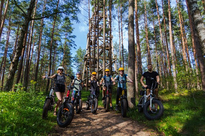Guided Ebike Tour on Forest Roads and Trails Near Riga - Bumbu Hill gives the ride a sense of place