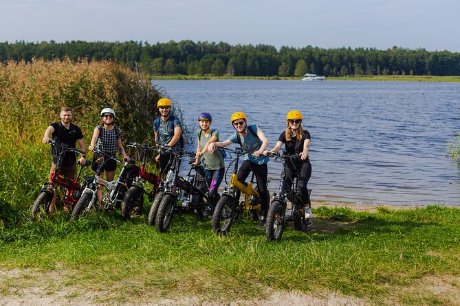 Guided Ebike Tour on Forest Roads and Trails Near Riga - The e-bike makes sandy trails possible