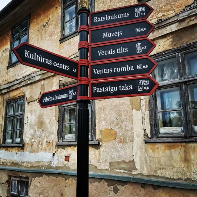 Guided Tour to UNESCO Kuldiga town & Venta River Waterfall - The old bridge and the Bridge to Nowhere