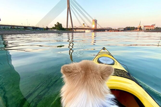 Kayaking Adventure in Riga - Freedom Monument and Bastejkalna Park