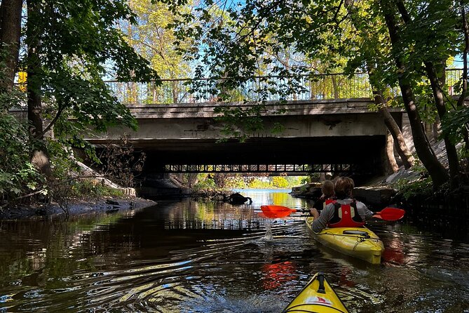 Kayaking Adventure in Riga - National Library and the Daugava crossing