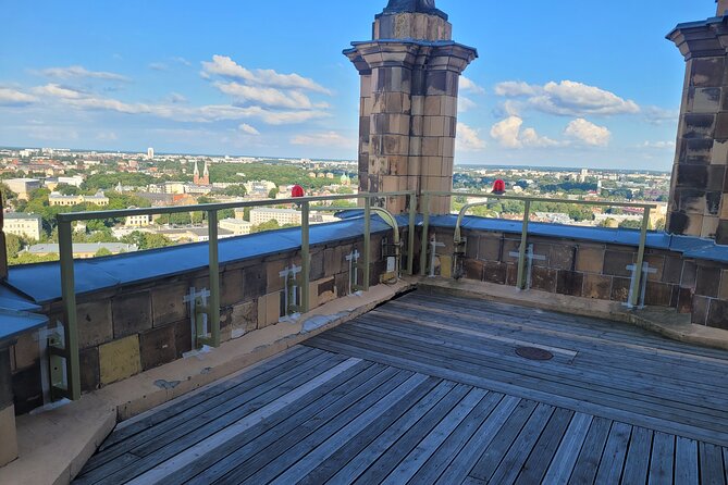 Panorama Riga top view of Riga City - Who will enjoy this city viewpoint most