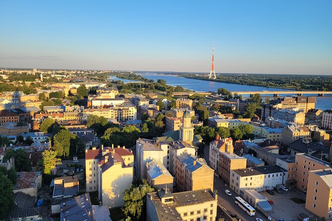 Panorama Riga top view of Riga City - What your visit looks like from arrival to exit