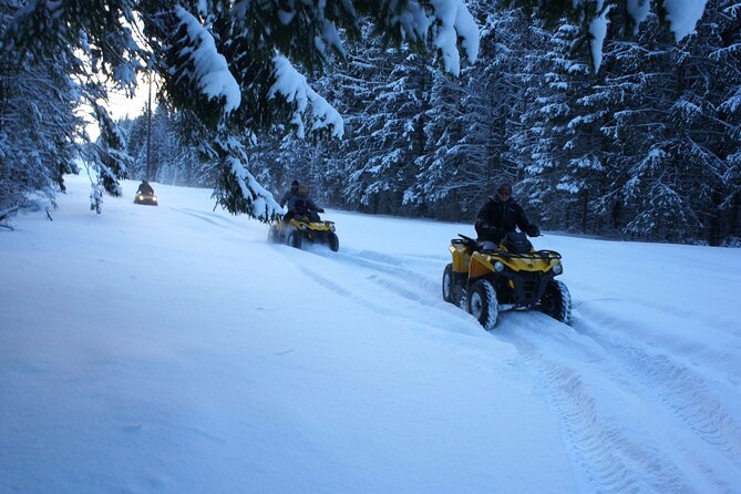 Private Snowmobile or ATV Safari with Riga Black Balsam Tasting - Riga Black Balsam adds a local finish