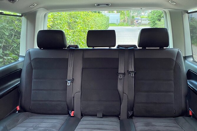 Riga Airport Private Transfer - private group 1 to 8 pax - Water, WiFi, and charging for the first hour in Latvia