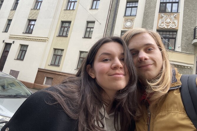 Riga Art Nouveau Secrets: Self-Guided Puzzle Walk - Crossing toward the railway bridge