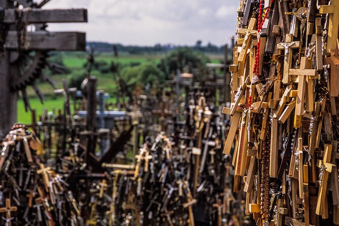 Riga: Hill of Crosses & Guided Rundale Palace with Bauska Castle - The Hill of Crosses in Lithuania