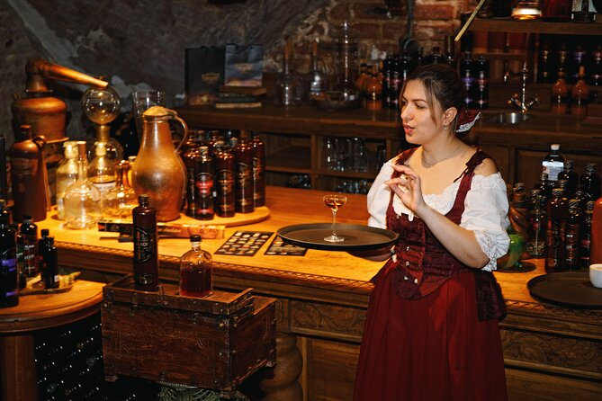 Shared Activity Riga Black Balsam 18th Century Degustation - Alina and Tatiana bring the tasting to life