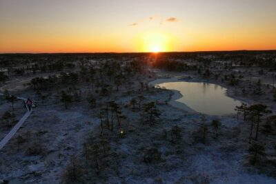 Sunrise at Kemeri National park + Jurmala