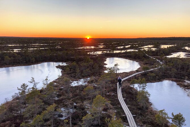 Sunset at Kemeri National Park - Mosquitoes, weather, and what to pack